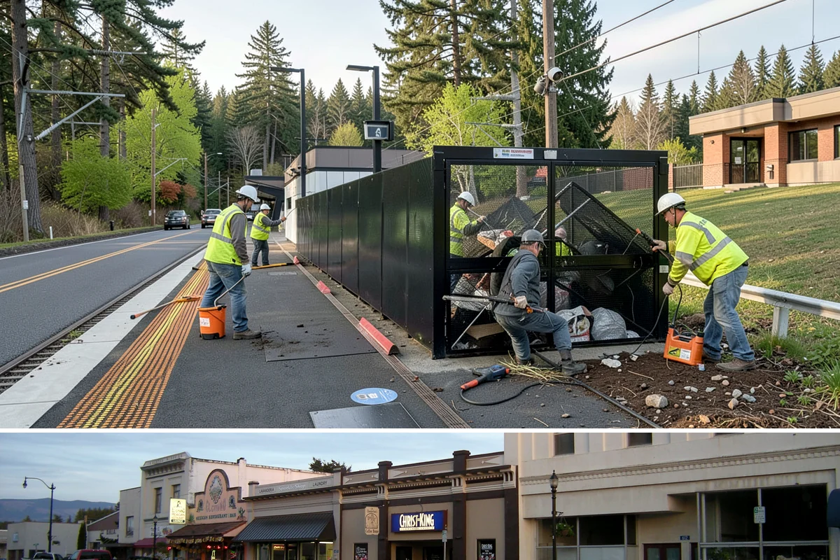 Skate Park Maintenance in Burlington, Skagit County, WA - Clearing and inspections continue year-round, with concrete repairs prioritized during dry-weather windows for proper curing.