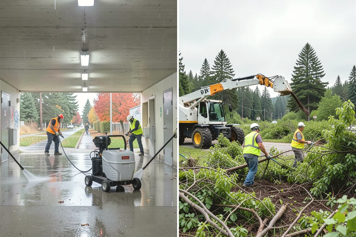 Skate Park Maintenance in Covington, King County, WA - Inspect ramps, transitions, coping, and drainage for hazards