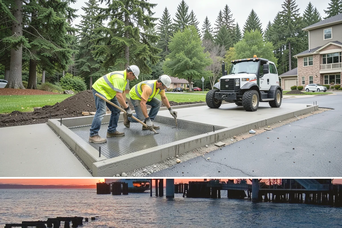 Skate Park Maintenance in Edmonds, Snohomish County, WA - Clearing and inspections continue year-round, with concrete repairs prioritized during dry-weather windows for proper curing.
