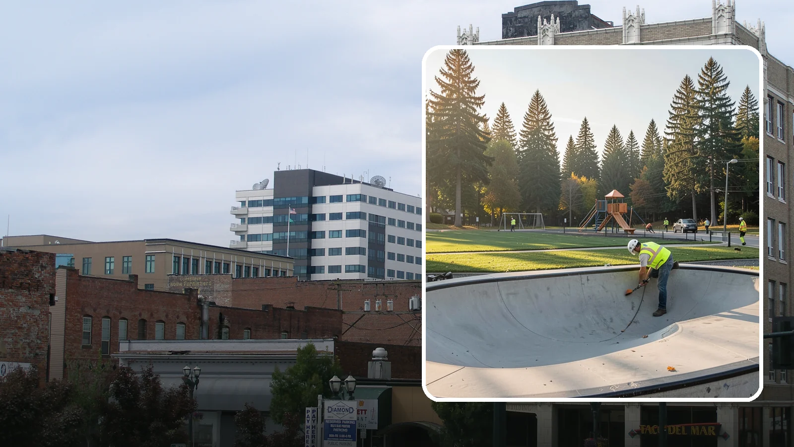 Skate Park Maintenance in Everett, Snohomish County, WA - Inspection, cleaning, and minor repair that keeps municipal skate parks safe and rideable year-round.
