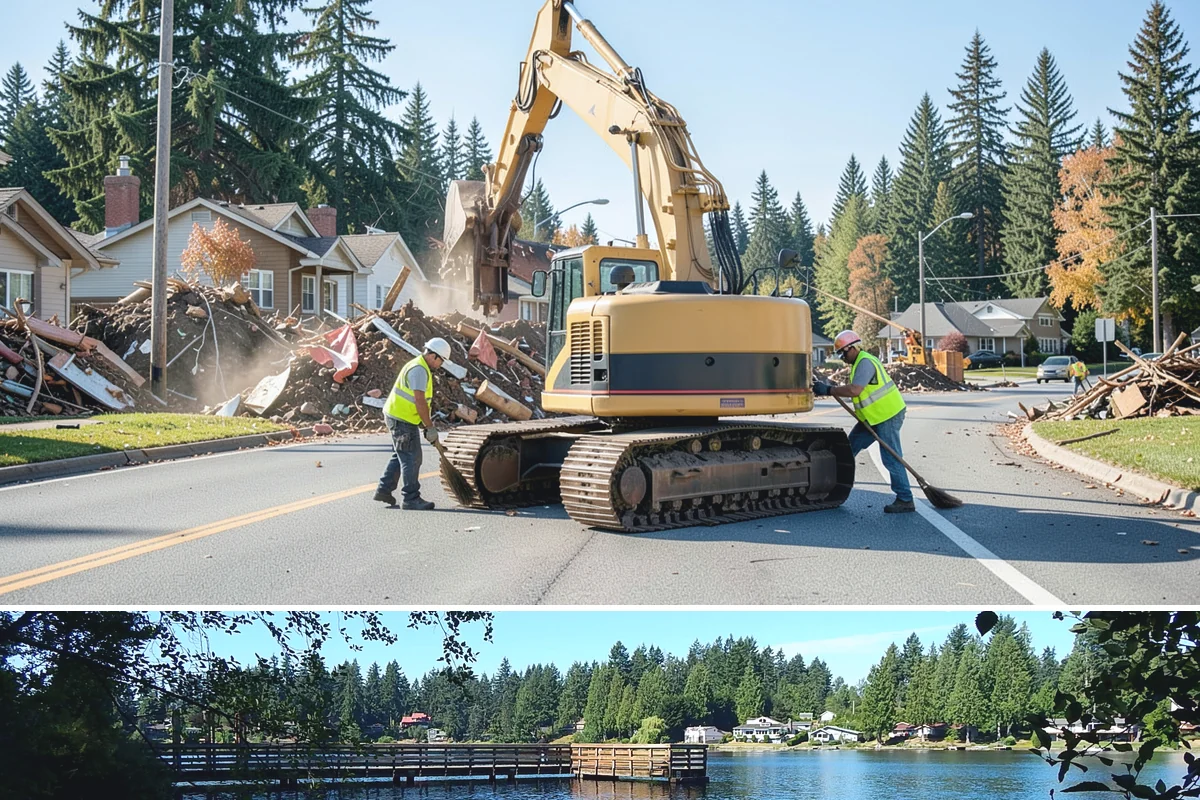 Skate Park Maintenance in Federal Way, King County, WA - Clearing and inspections continue year-round, with concrete repairs prioritized during dry-weather windows for proper curing.