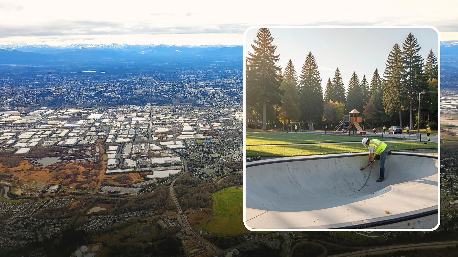 Skate Park Maintenance in Kent, King County, WA - Inspection, cleaning, and minor repair that keeps municipal skate parks safe and rideable year-round.