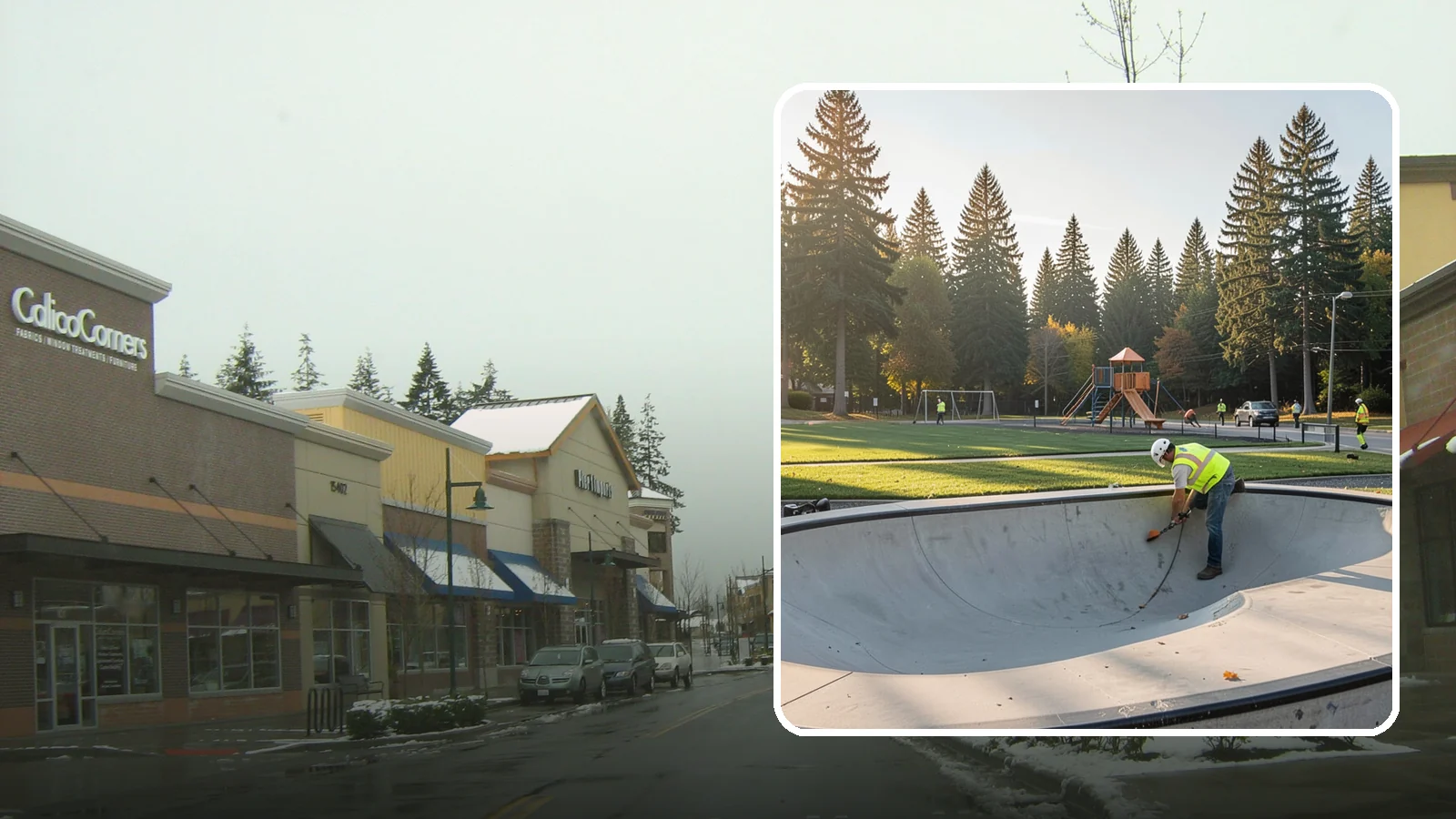 Skate Park Maintenance in Mill Creek, Snohomish County, WA - Inspection, cleaning, and minor repair that keeps municipal skate parks safe and rideable year-round.