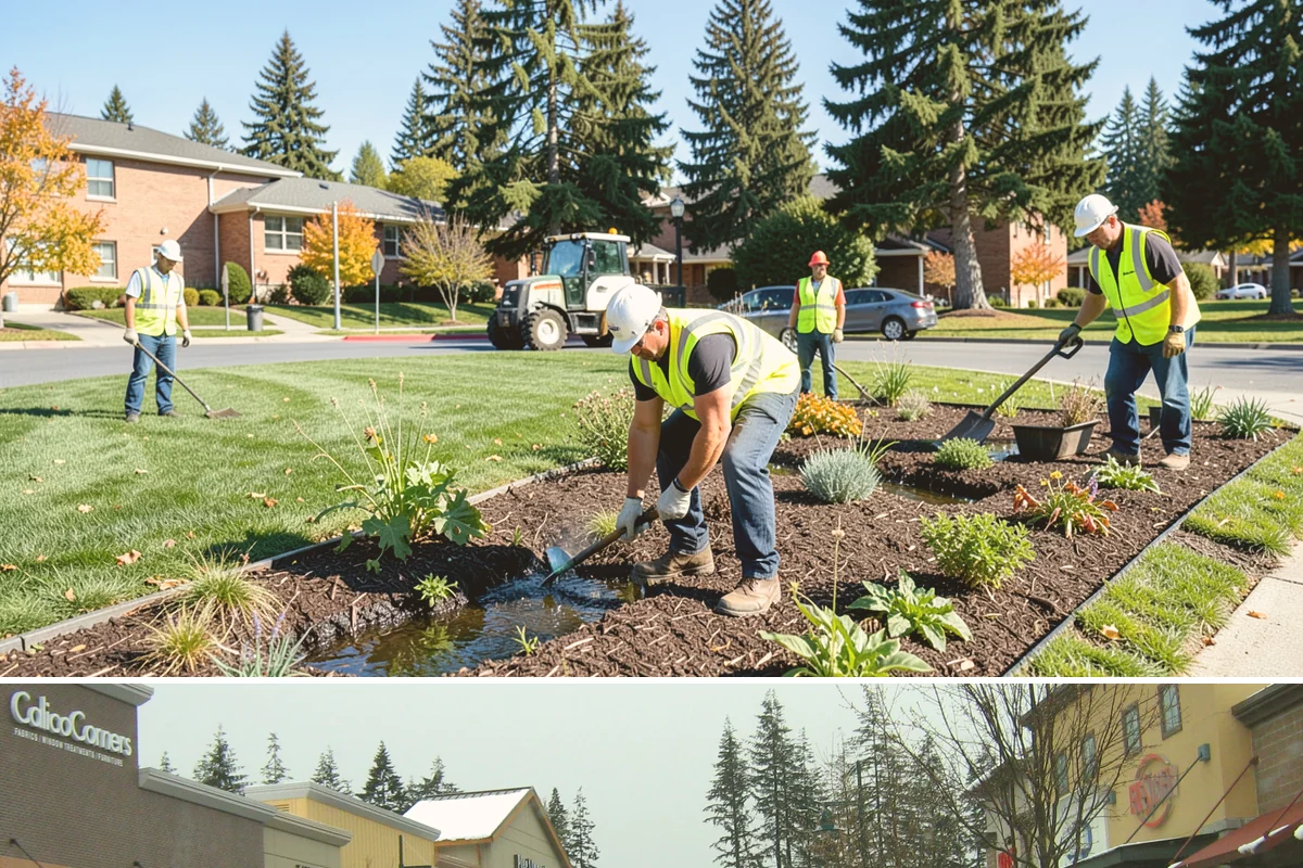 Skate Park Maintenance in Mill Creek, Snohomish County, WA - Clearing and inspections continue year-round, with concrete repairs prioritized during dry-weather windows for proper curing.