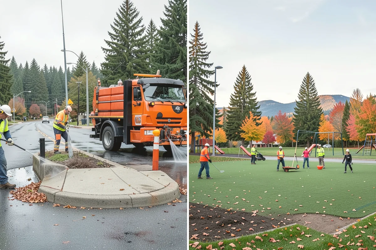 Skate Park Maintenance in Mountlake Terrace, Snohomish County, WA - Inspect ramps, transitions, coping, and drainage for hazards