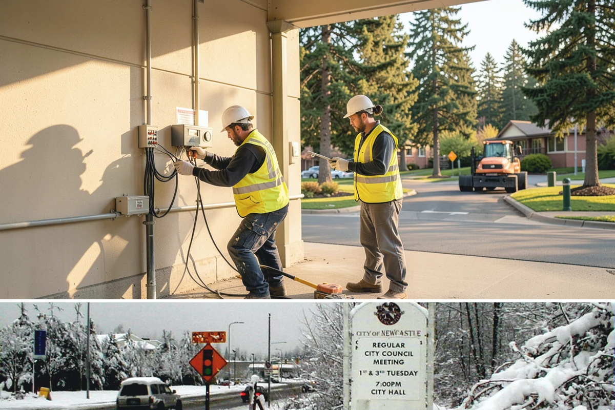 Skate Park Maintenance in Newcastle, King County, WA - Clearing and inspections continue year-round, with concrete repairs prioritized during dry-weather windows for proper curing.