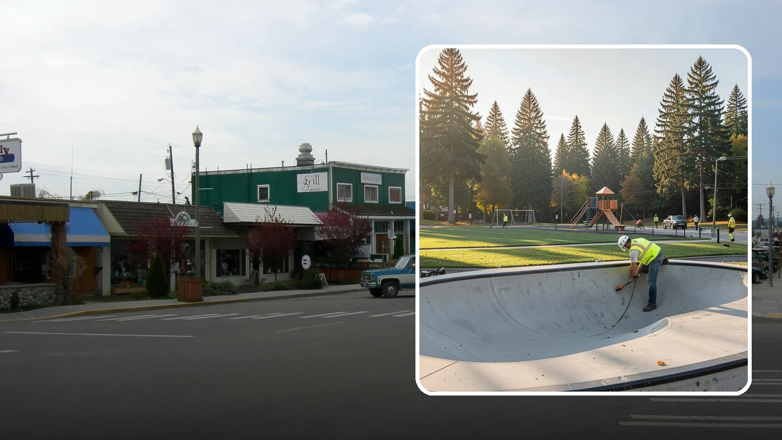 Skate Park Maintenance in Stanwood, Snohomish County, WA - Inspection, cleaning, and minor repair that keeps municipal skate parks safe and rideable year-round.
