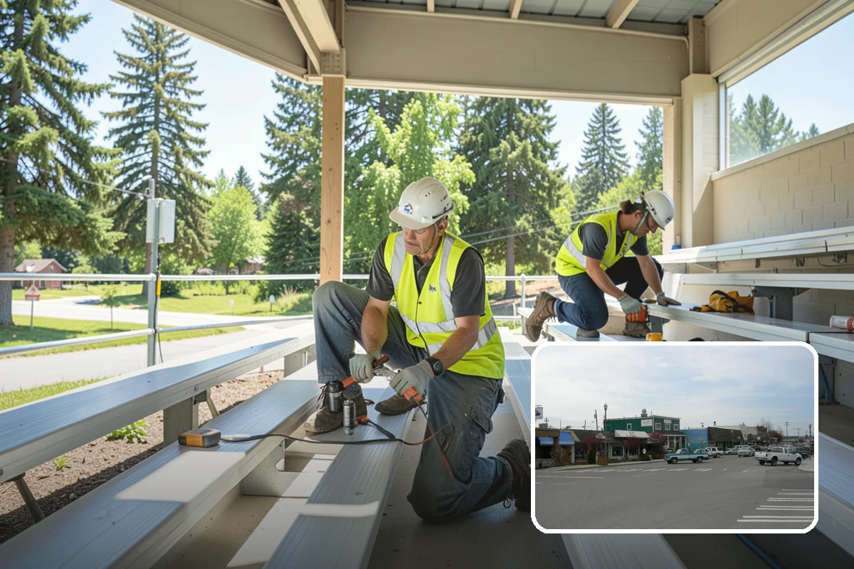 Skate Park Maintenance in Stanwood, Snohomish County, WA - Reduces rider injury risk from surface defects and debris
