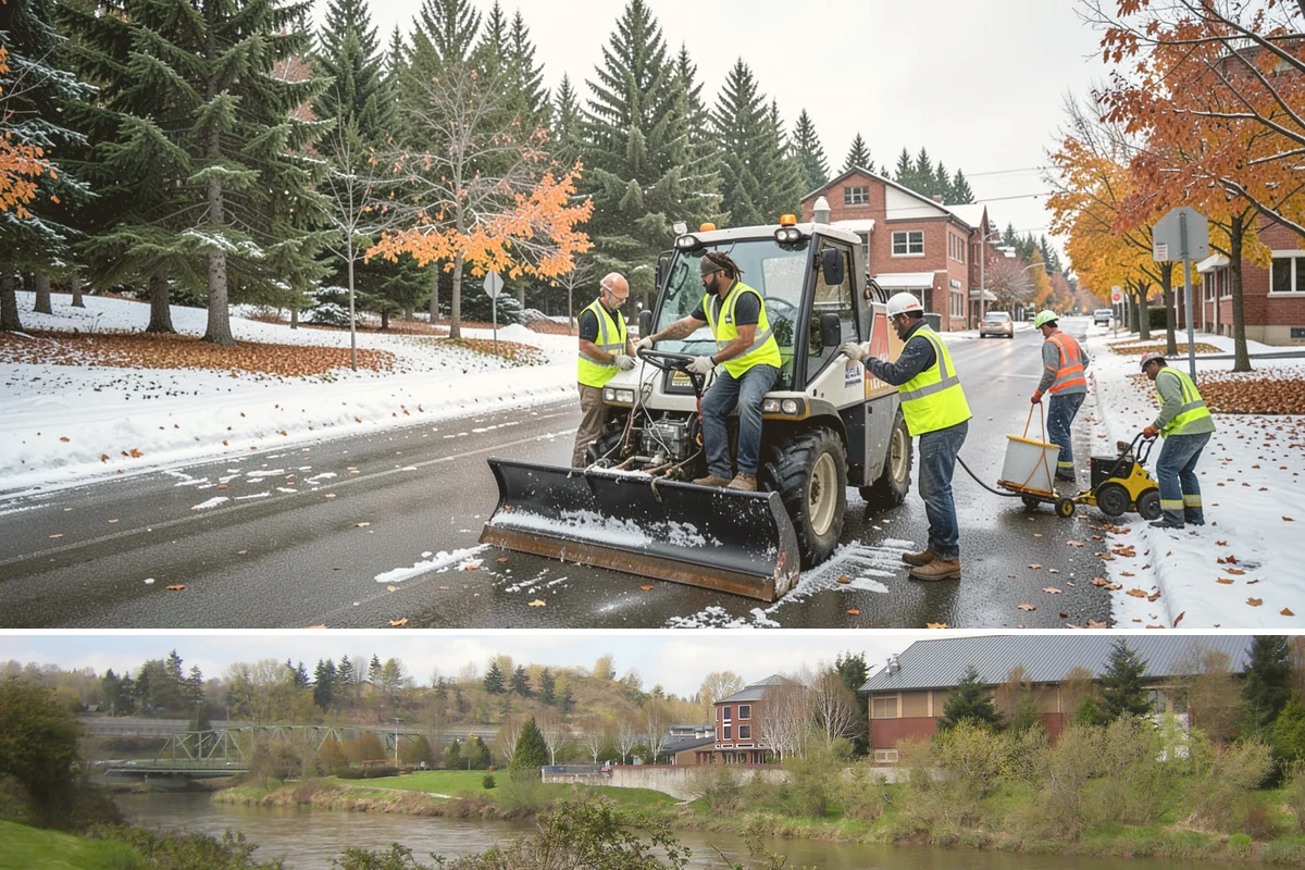 Skate Park Maintenance in Tukwila, King County, WA - Clearing and inspections continue year-round, with concrete repairs prioritized during dry-weather windows for proper curing.