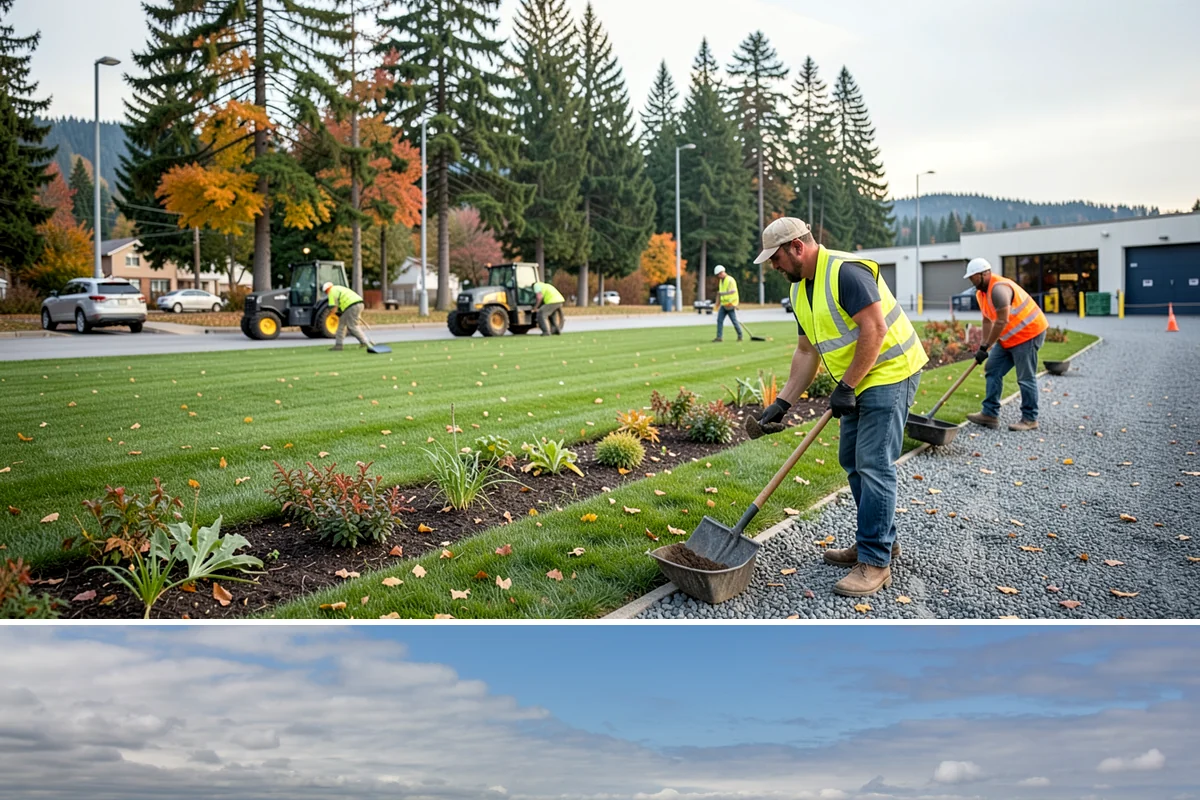 Skate Park Maintenance in University Place, Pierce County, WA - Clearing and inspections continue year-round, with concrete repairs prioritized during dry-weather windows for proper curing.