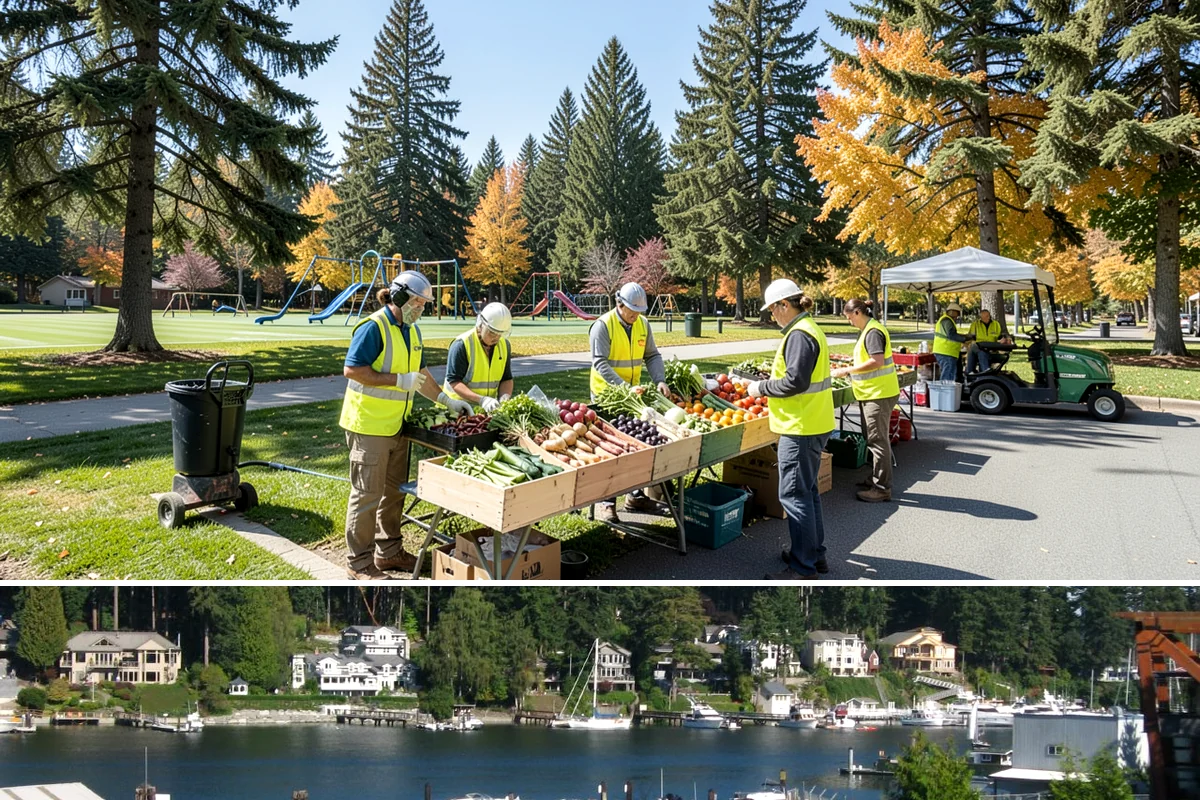 Small Works Roster Services in Gig Harbor, Pierce County, WA - Roster work is available year-round, with weather-sensitive tasks scheduled around Western Washington's wet season.
