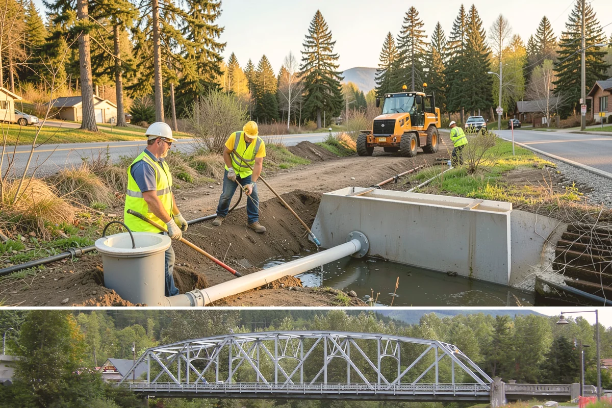 Small Works Roster Services in Skykomish, King County, WA - Roster work is available year-round, with weather-sensitive tasks scheduled around Western Washington's wet season.