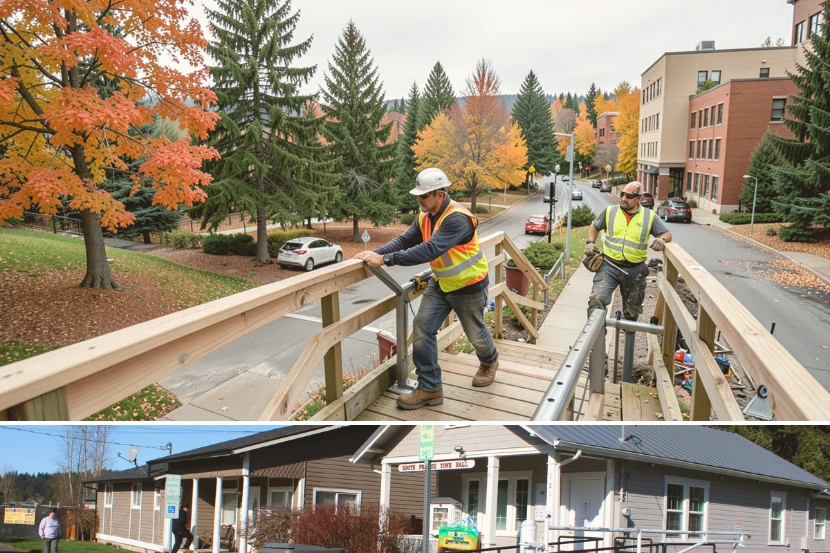 Small Works Roster Services in South Prairie, Pierce County, WA - Roster work is available year-round, with weather-sensitive tasks scheduled around Western Washington's wet season.