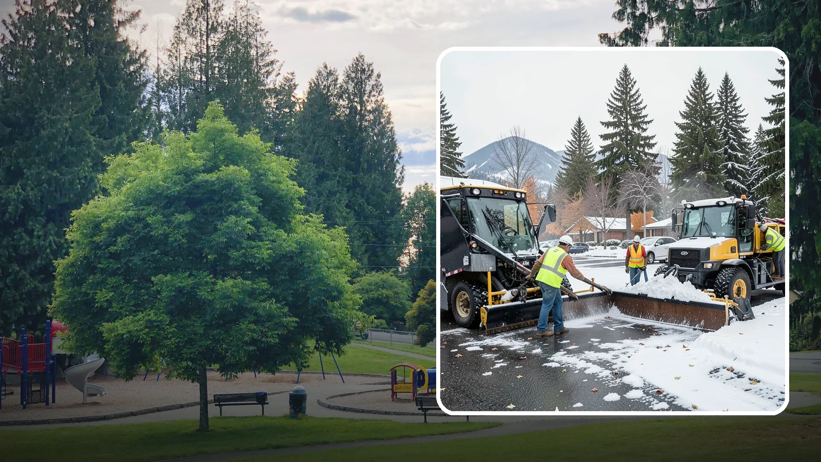 Snow Equipment Servicing in Bonney Lake, Pierce County, WA - Pre-season inspection and repair of plows, spreaders, and winter response equipment.