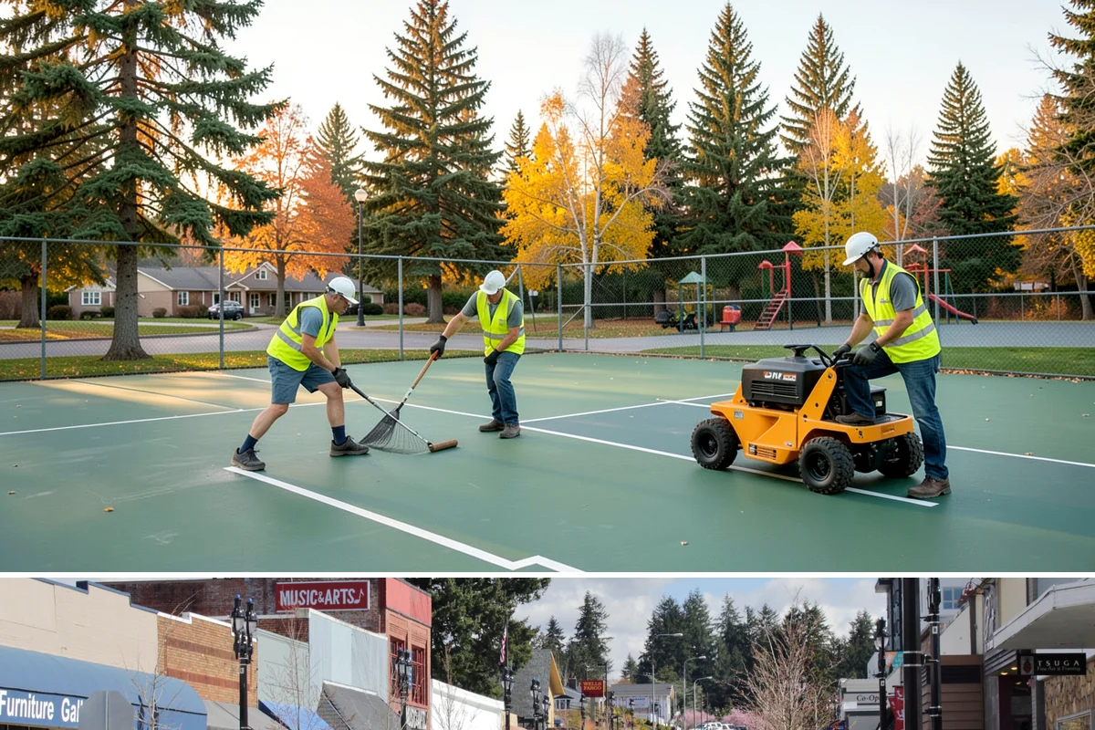 Snow Equipment Servicing in Bothell, King County, WA - This work is completed in fall so equipment is proven before Western Washington's first snow and ice events.
