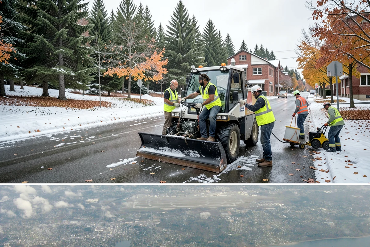 Snow Equipment Servicing in Burien, King County, WA - This work is completed in fall so equipment is proven before Western Washington's first snow and ice events.