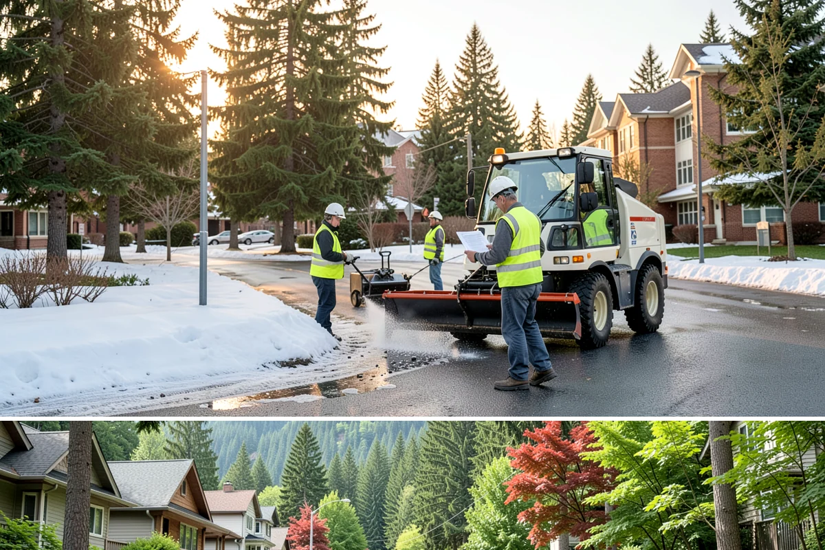 Snow Equipment Servicing in Darrington, Snohomish County, WA - This work is completed in fall so equipment is proven before Western Washington's first snow and ice events.