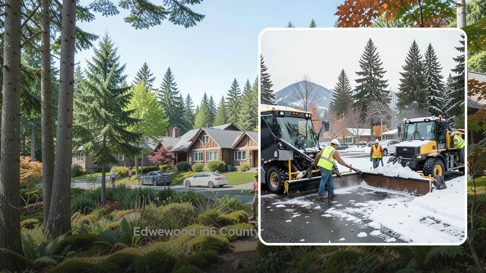 Snow Equipment Servicing in Edgewood, Pierce County, WA - Pre-season inspection and repair of plows, spreaders, and winter response equipment.