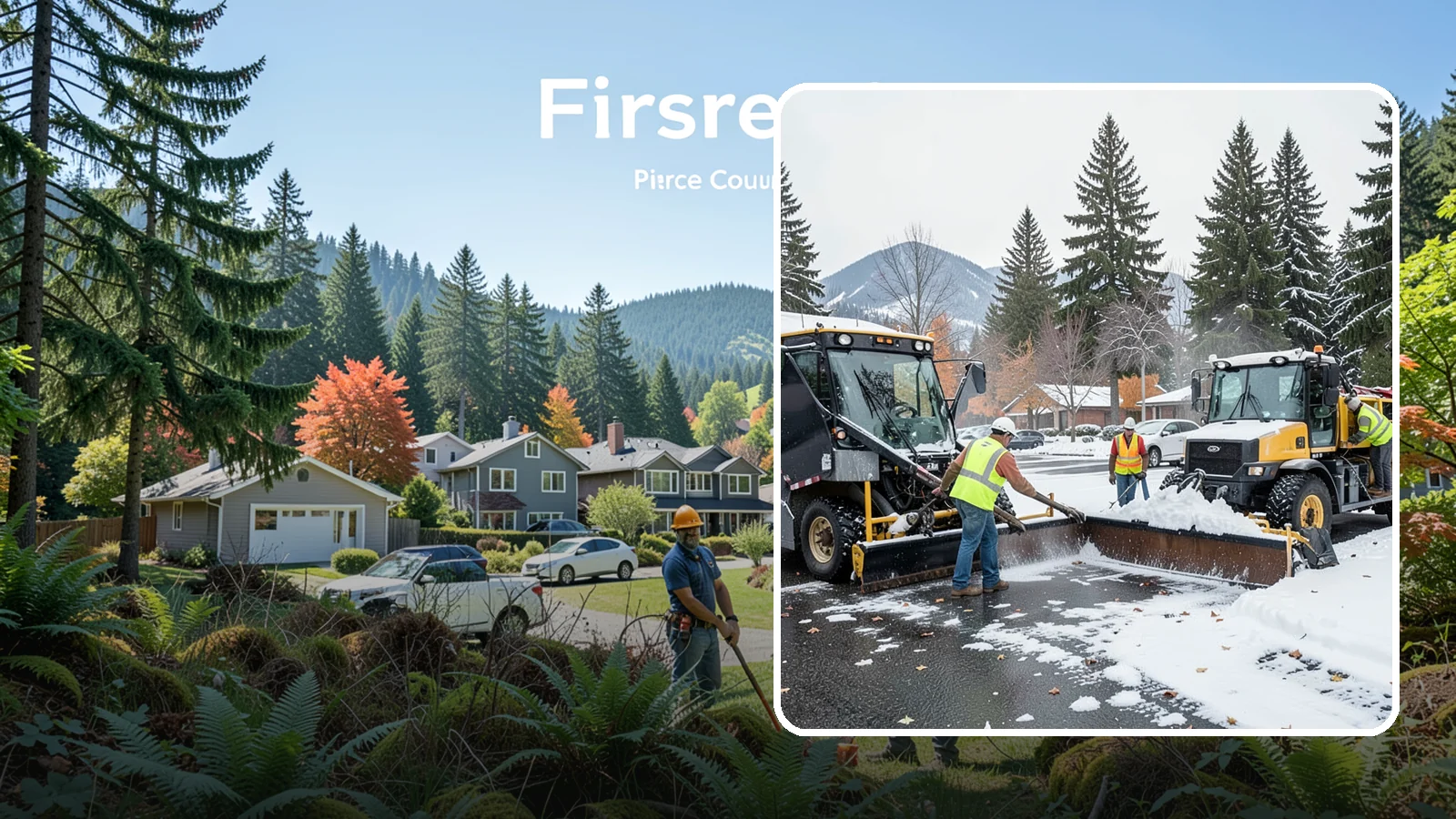 Snow Equipment Servicing in Fircrest, Pierce County, WA - Pre-season inspection and repair of plows, spreaders, and winter response equipment.
