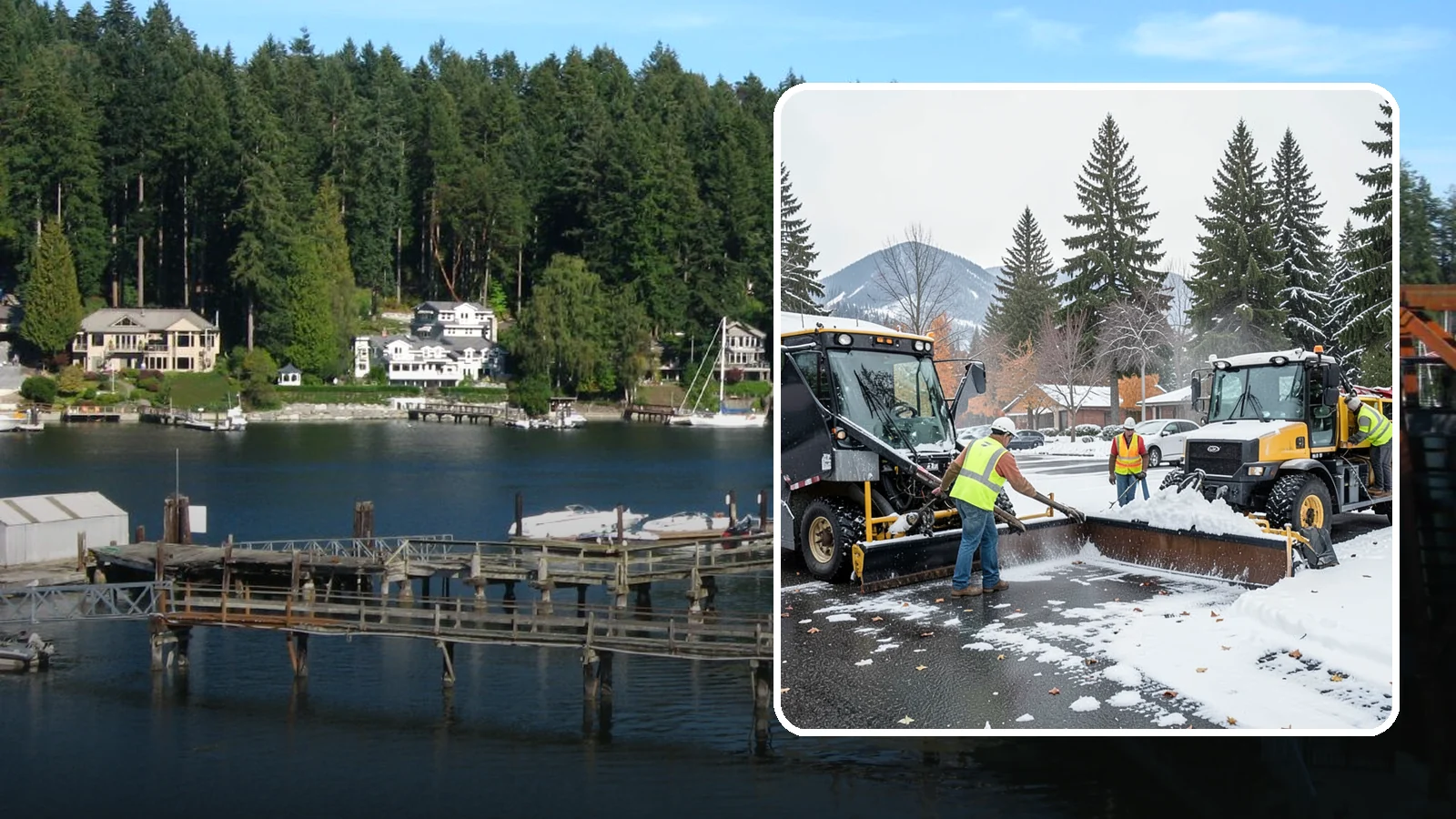 Snow Equipment Servicing in Gig Harbor, Pierce County, WA - Pre-season inspection and repair of plows, spreaders, and winter response equipment.