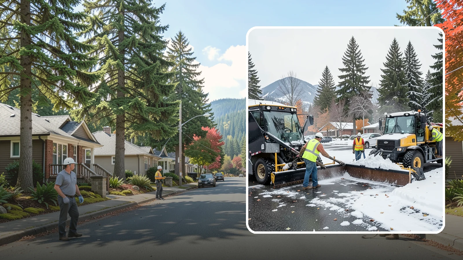 Snow Equipment Servicing in Hunts Point, King County, WA - Pre-season inspection and repair of plows, spreaders, and winter response equipment.