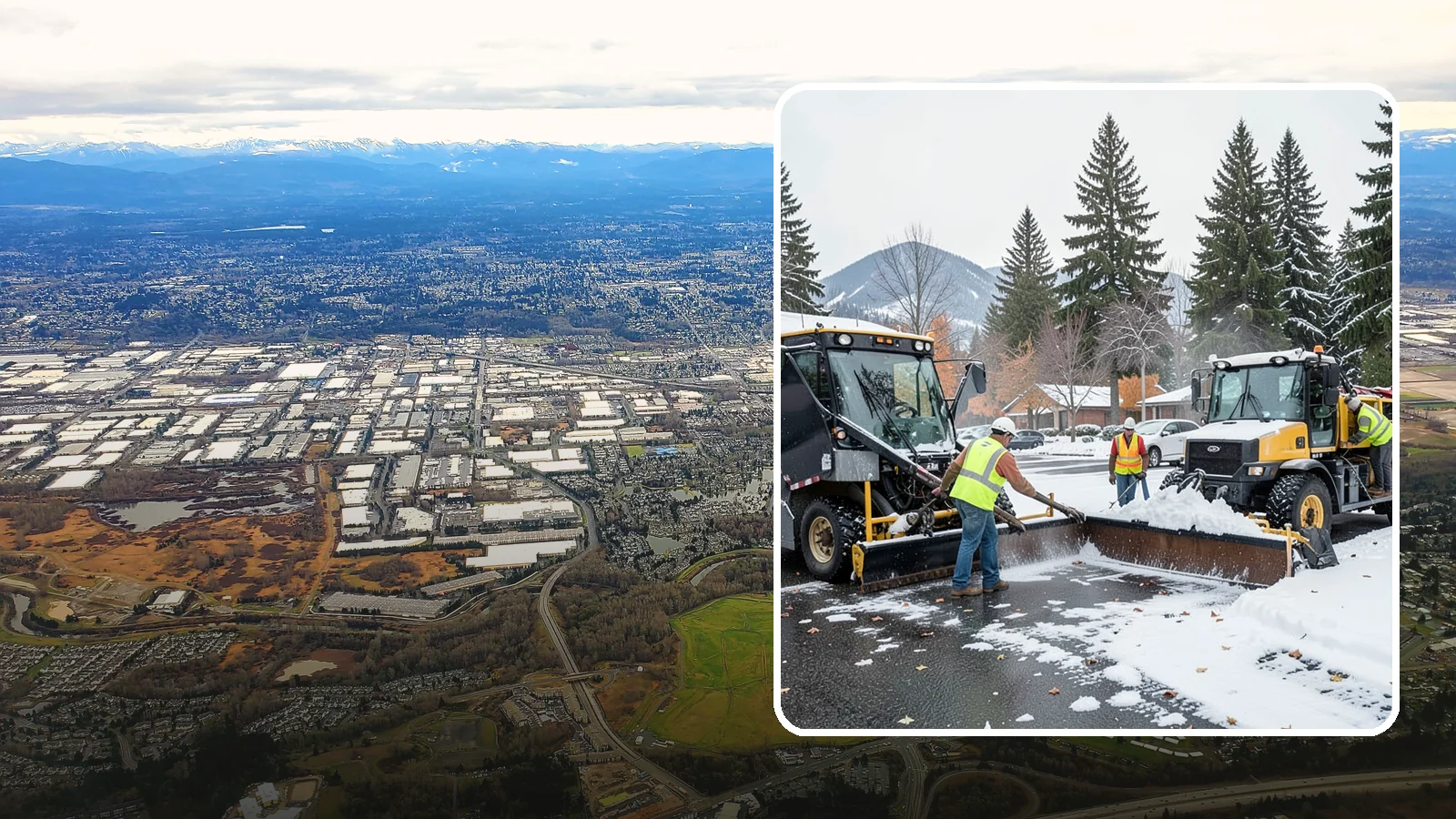 Snow Equipment Servicing in Kent, King County, WA - Pre-season inspection and repair of plows, spreaders, and winter response equipment.