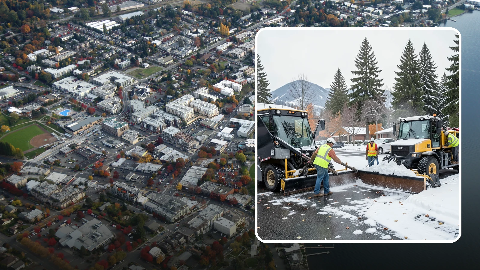 Snow Equipment Servicing in Kirkland, King County, WA - Pre-season inspection and repair of plows, spreaders, and winter response equipment.