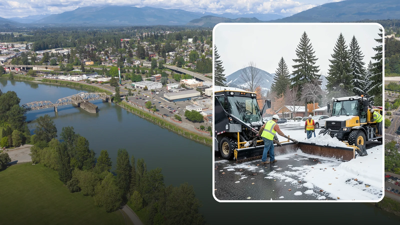 Snow Equipment Servicing in Mount Vernon, Skagit County, WA - Pre-season inspection and repair of plows, spreaders, and winter response equipment.