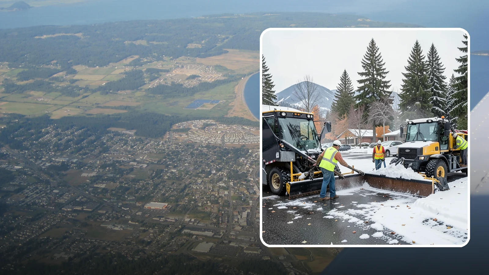 Snow Equipment Servicing in Oak Harbor, Island County, WA - Pre-season inspection and repair of plows, spreaders, and winter response equipment.