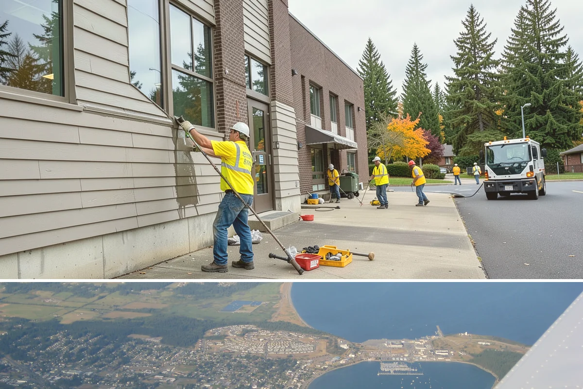 Snow Equipment Servicing in Oak Harbor, Island County, WA - This work is completed in fall so equipment is proven before Western Washington's first snow and ice events.