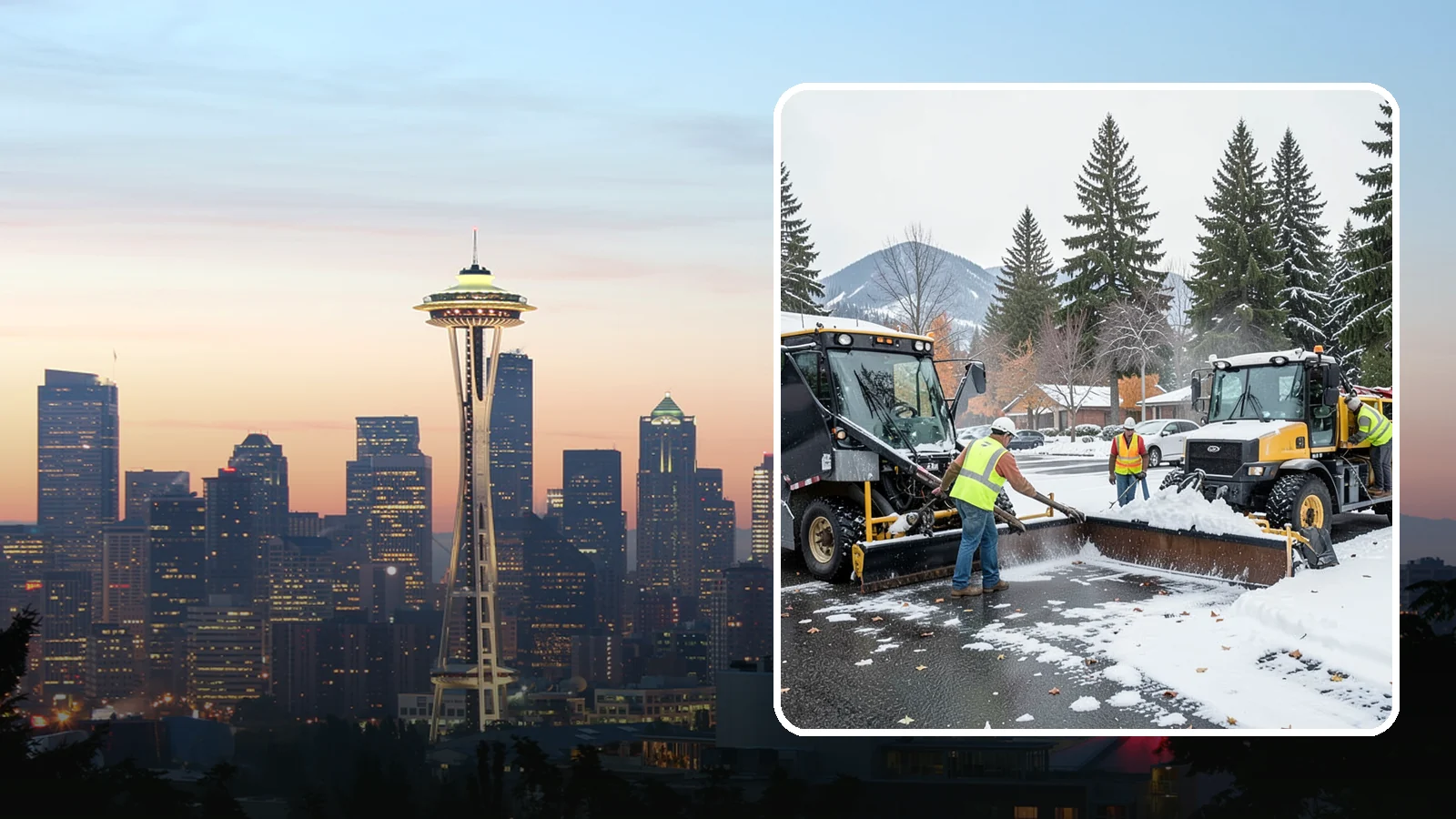 Snow Equipment Servicing in Seattle, King County, WA - Pre-season inspection and repair of plows, spreaders, and winter response equipment.