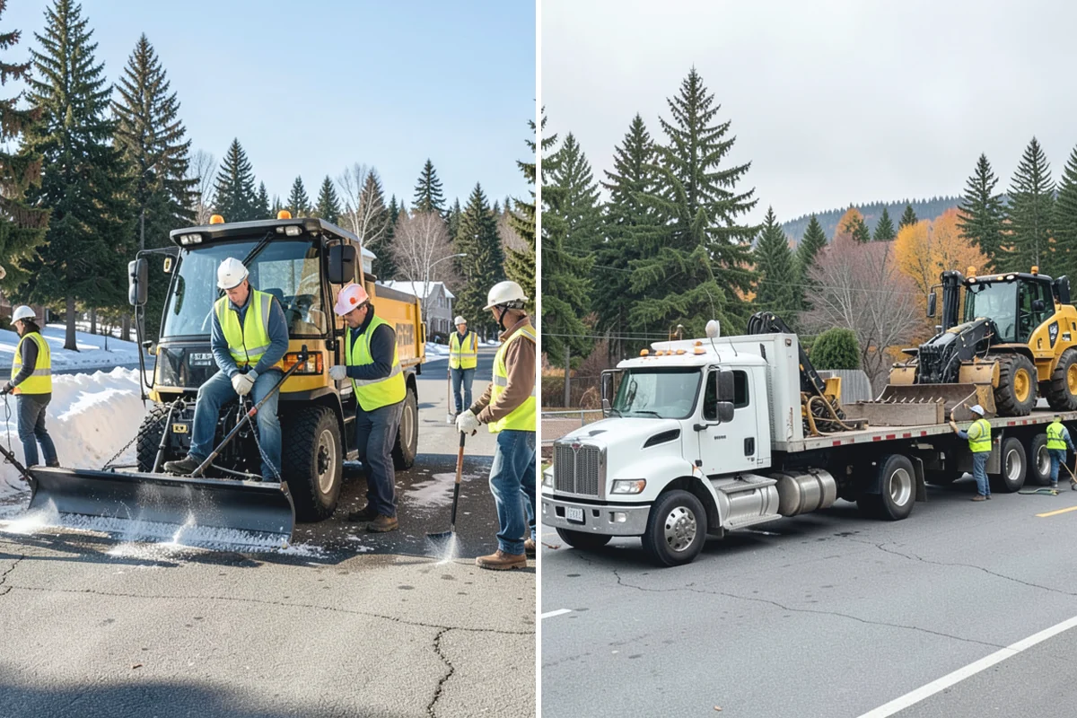 Snow Equipment Servicing in South Prairie, Pierce County, WA - Inspect plows, spreaders, and controls