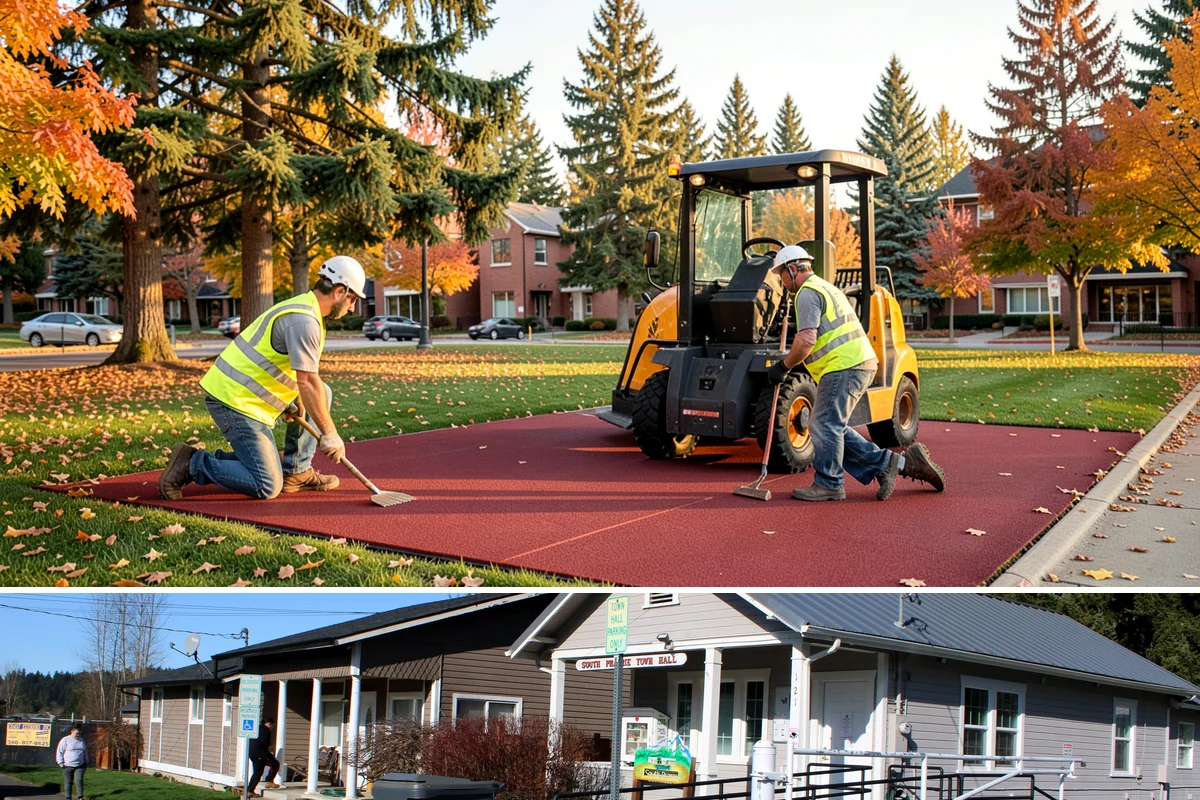 Snow Equipment Servicing in South Prairie, Pierce County, WA - This work is completed in fall so equipment is proven before Western Washington's first snow and ice events.