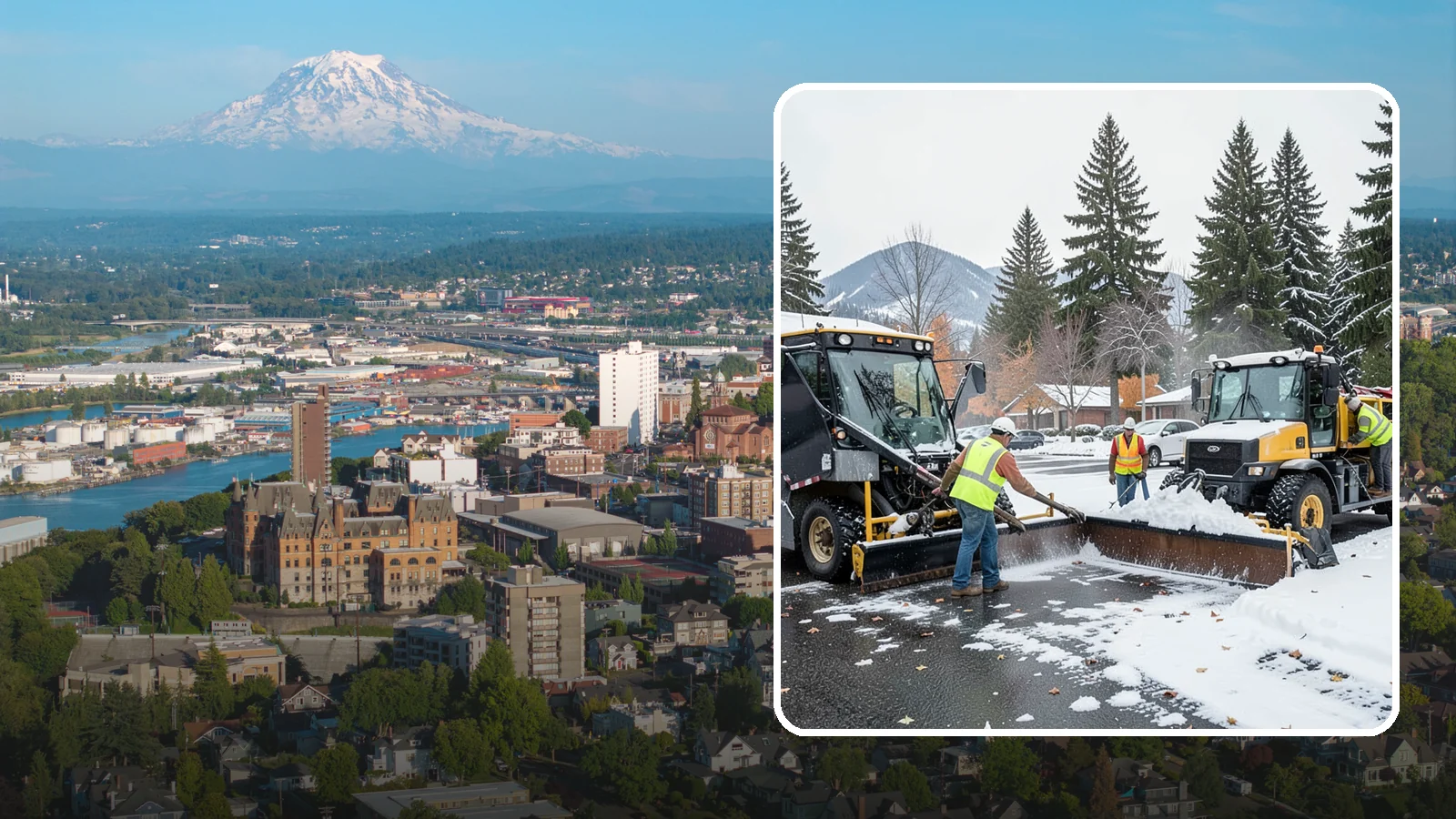 Snow Equipment Servicing in Tacoma, Pierce County, WA - Pre-season inspection and repair of plows, spreaders, and winter response equipment.