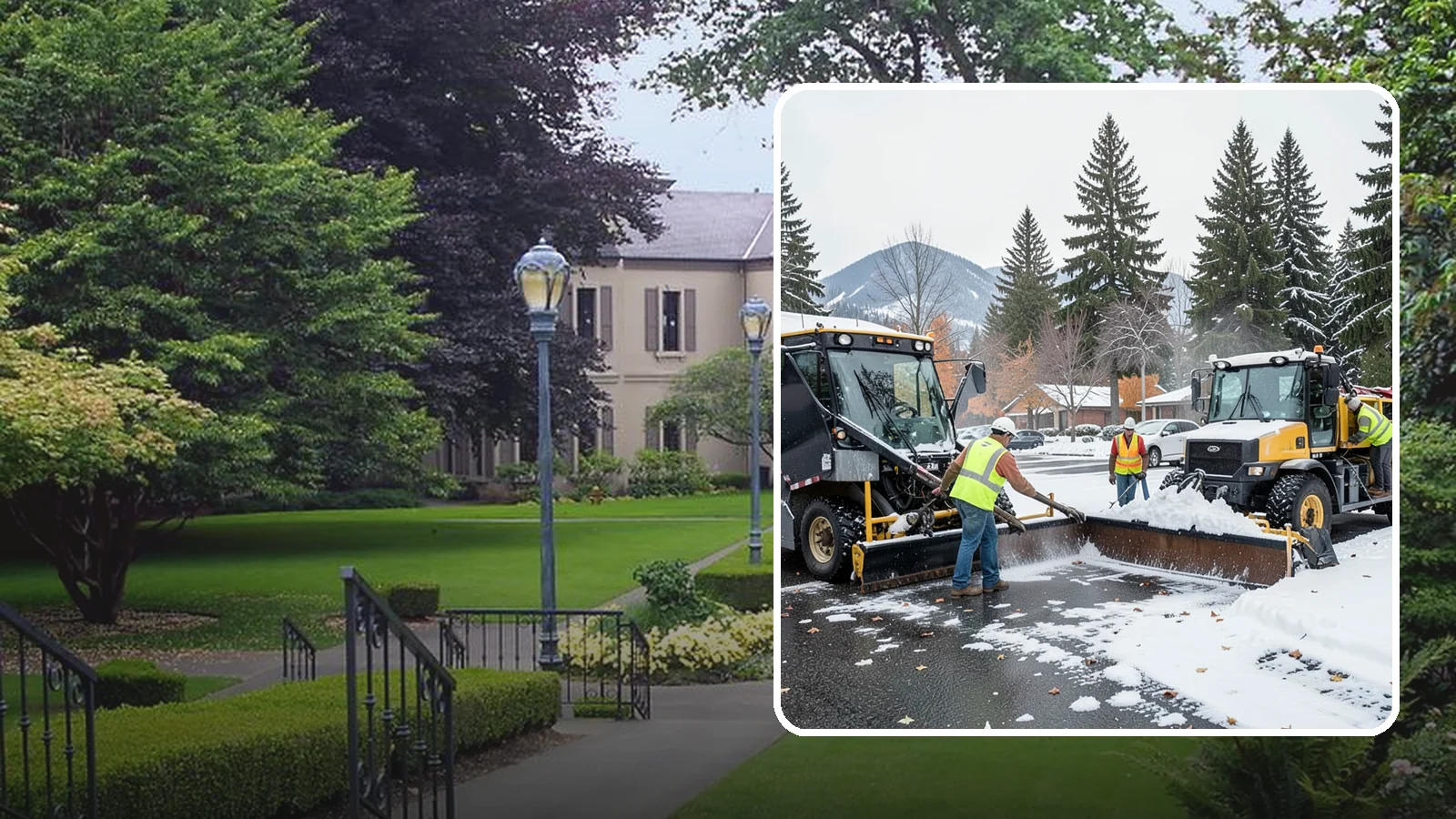 Snow Equipment Servicing in Woodinville, King County, WA - Pre-season inspection and repair of plows, spreaders, and winter response equipment.