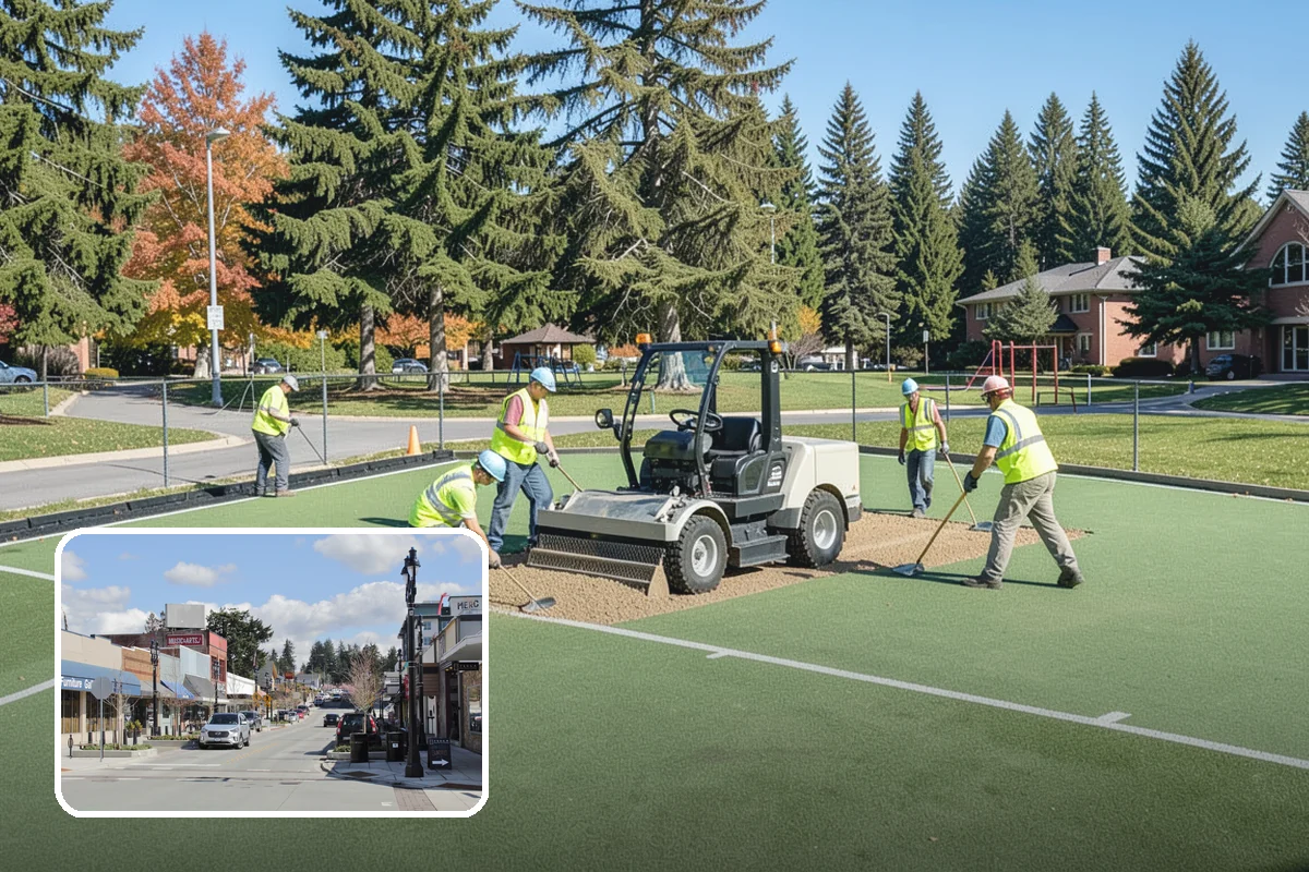 Snow Hauling in Bothell, King County, WA - Restores parking capacity lost to stacked snow piles