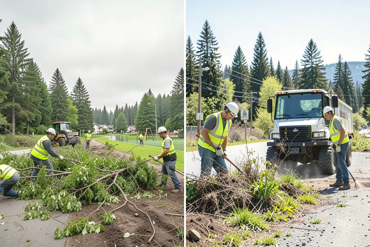 Snow Hauling in Burlington, Skagit County, WA - Identify snow-storage piles and confirm approved disposal sites