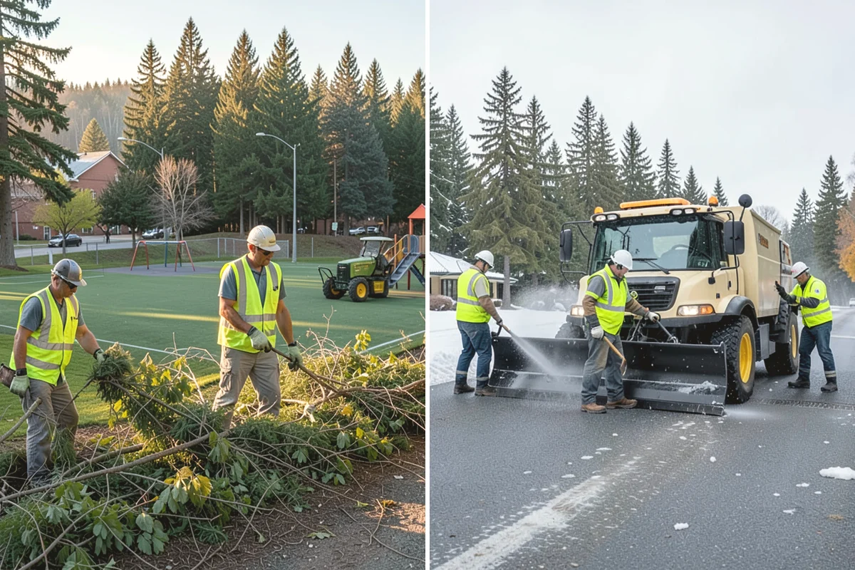 Snow Hauling in Carbonado, Pierce County, WA - Identify snow-storage piles and confirm approved disposal sites
