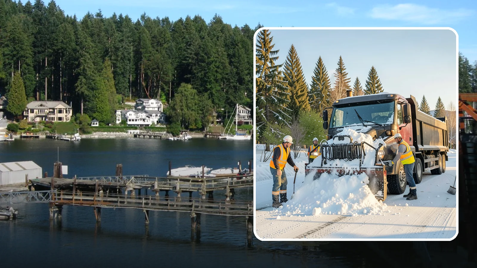 Snow Hauling in Gig Harbor, Pierce County, WA - Load and haul accumulated snow away from lots, downtown corridors, and space-constrained sites to restore capacity.