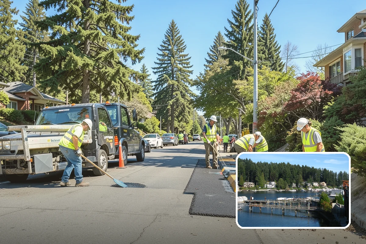 Snow Hauling in Gig Harbor, Pierce County, WA - Restores parking capacity lost to stacked snow piles