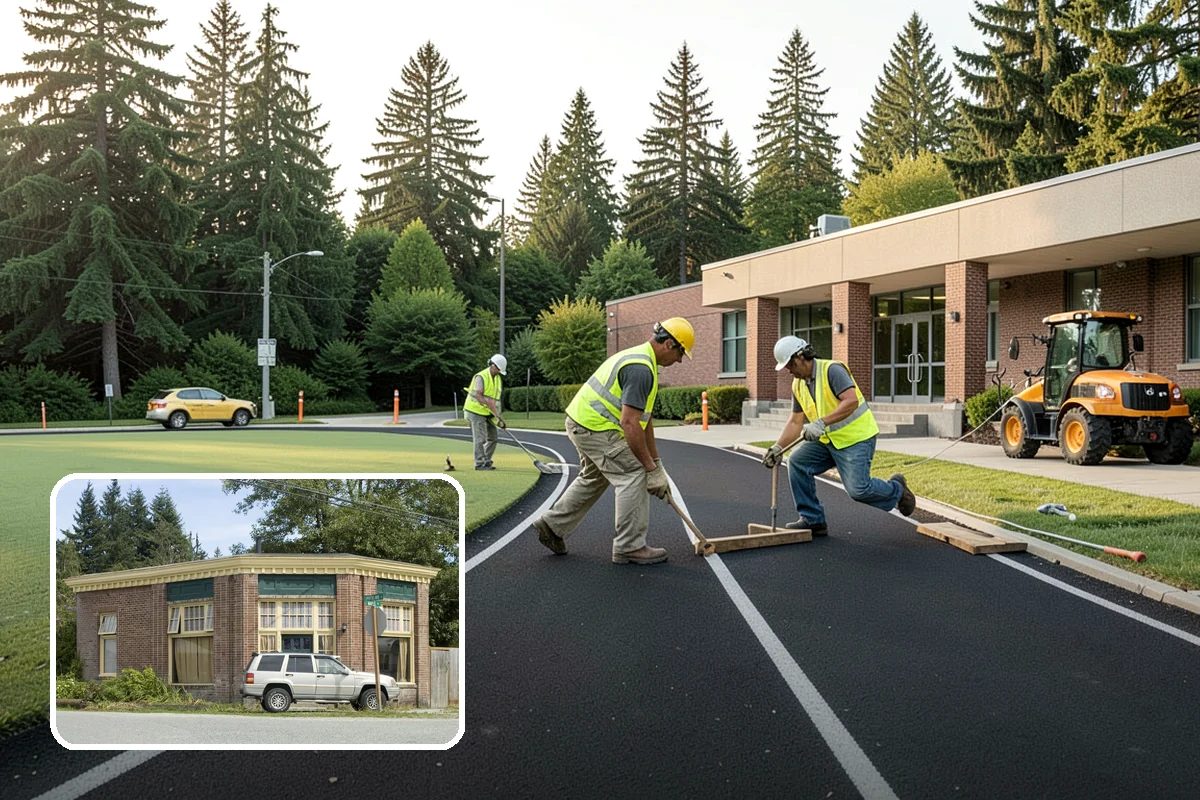 Snow Hauling in Hamilton, Skagit County, WA - Restores parking capacity lost to stacked snow piles