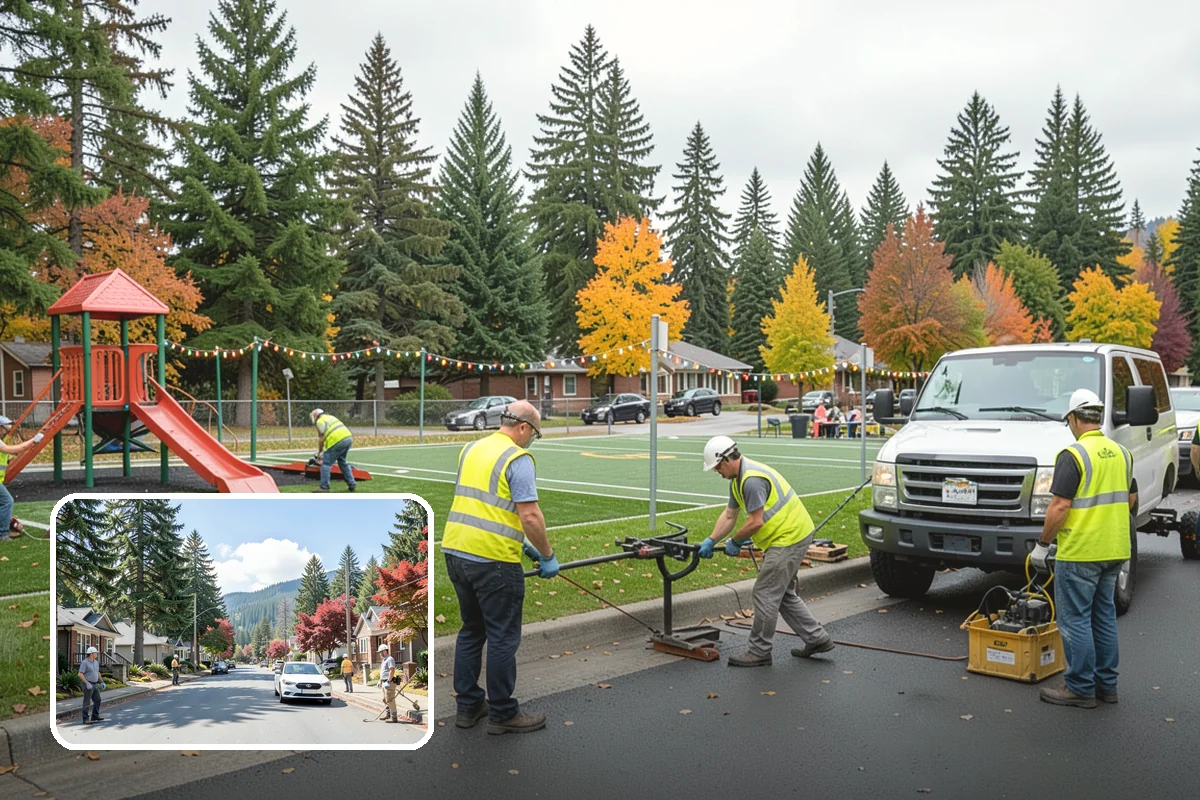 Snow Hauling in Hunts Point, King County, WA - Restores parking capacity lost to stacked snow piles