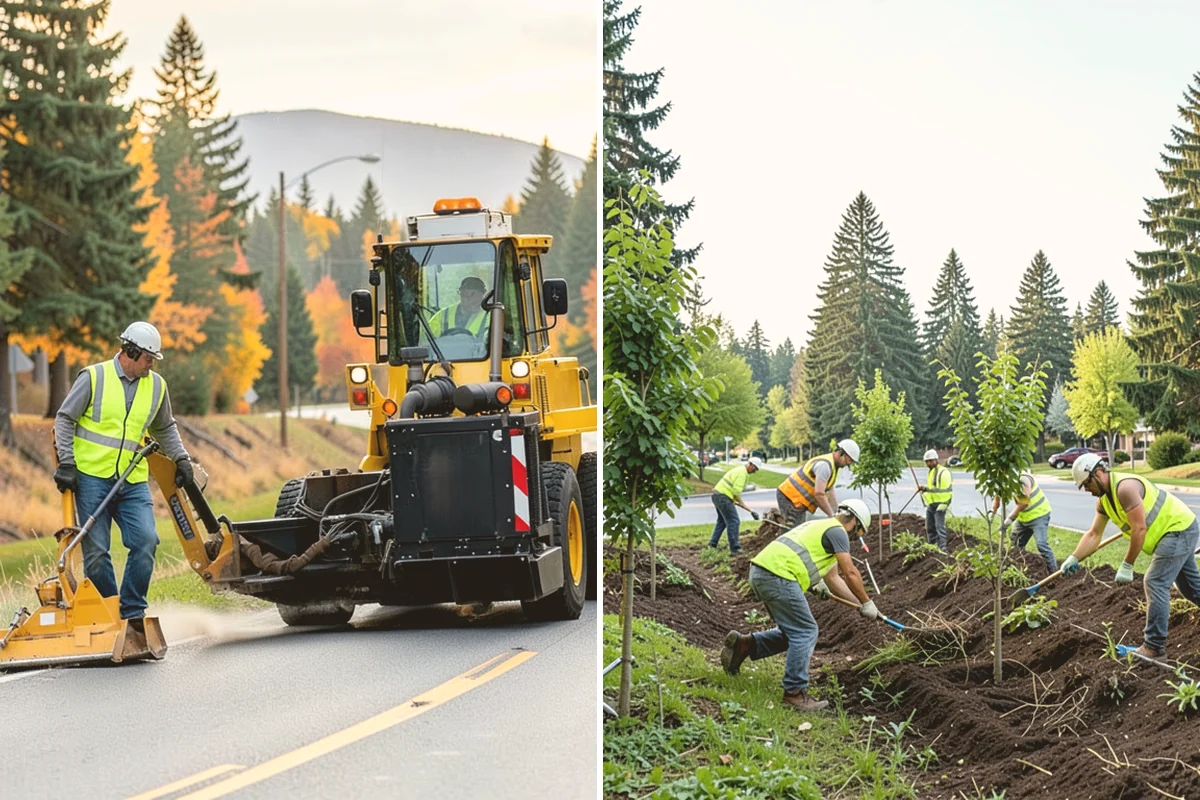 Snow Hauling in Langley, Island County, WA - Identify snow-storage piles and confirm approved disposal sites