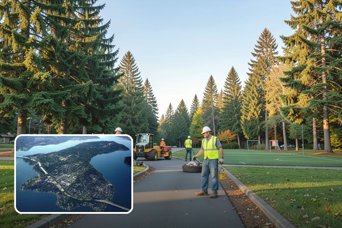 Snow Hauling in Mercer Island, King County, WA - Restores parking capacity lost to stacked snow piles
