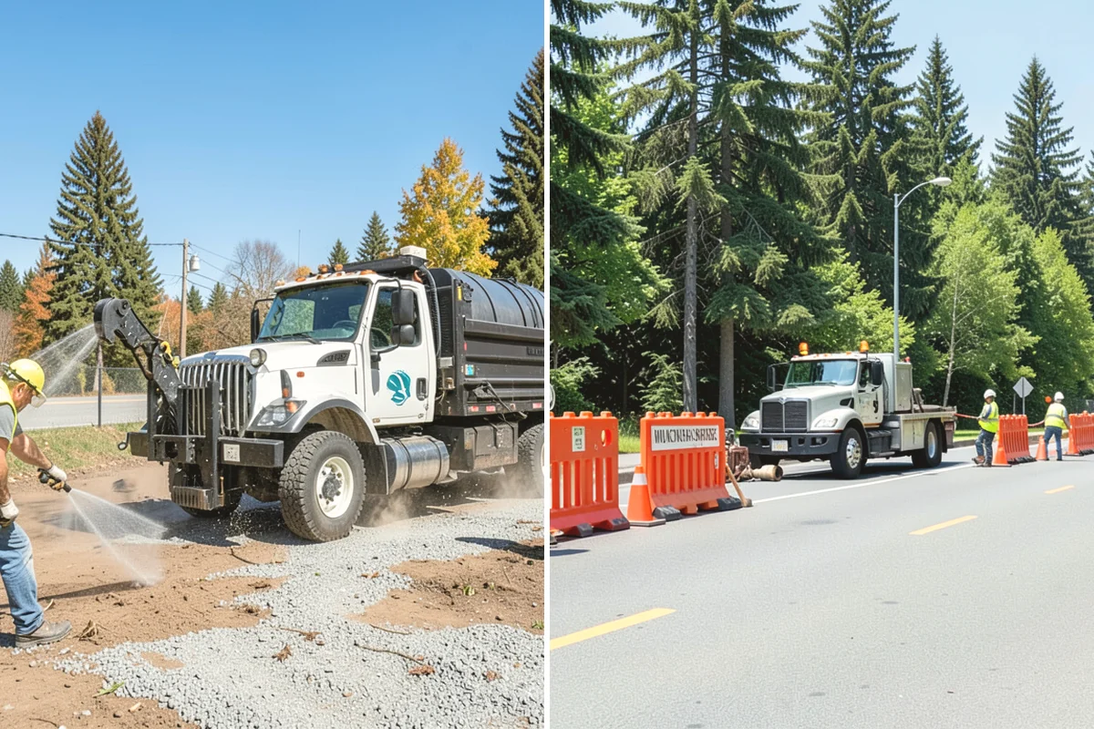 Snow Hauling in Mercer Island, King County, WA - Identify snow-storage piles and confirm approved disposal sites