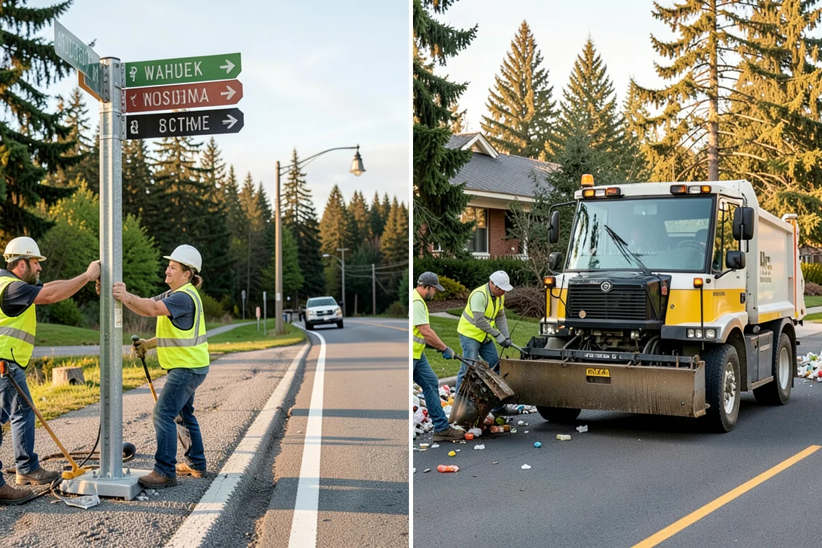 Snow Hauling in Pacific, King County, WA - Identify snow-storage piles and confirm approved disposal sites