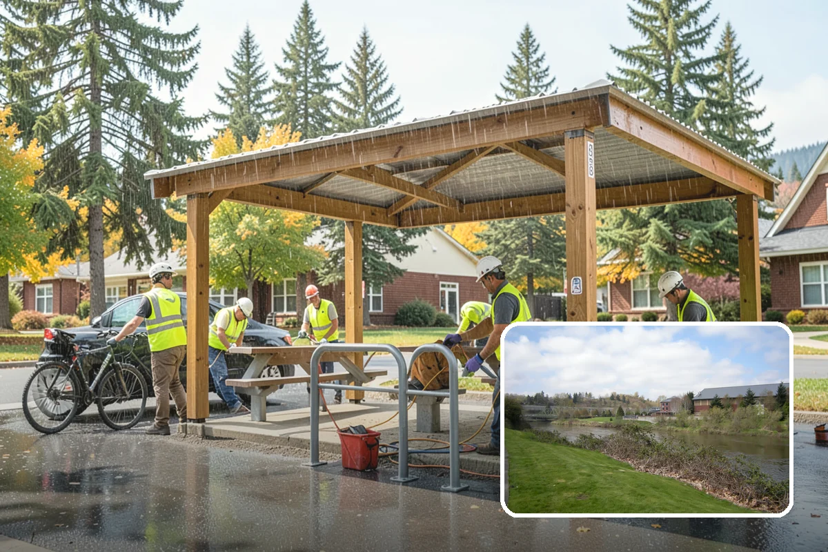 Snow Hauling in Tukwila, King County, WA - Restores parking capacity lost to stacked snow piles