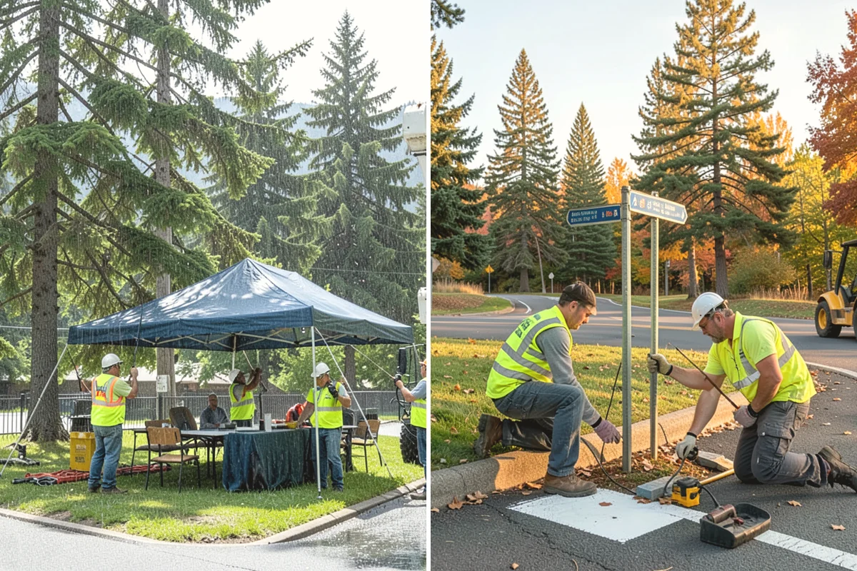 Snow Hauling in University Place, Pierce County, WA - Identify snow-storage piles and confirm approved disposal sites