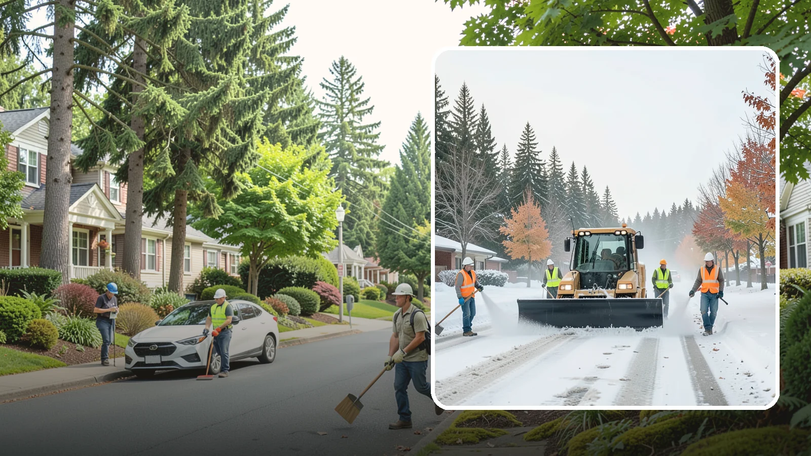 Snow Plowing in Beaux Arts Village, King County, WA - Priority-route snow plowing for municipal roads, lots, and public facilities to keep your community moving during storms.