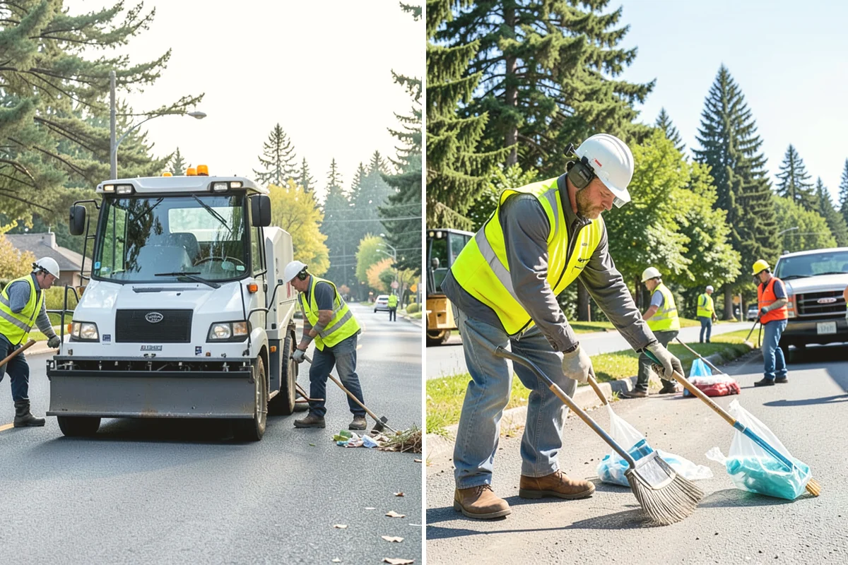 Snow Plowing in Burien, King County, WA - Establish priority routes and a snow plan with public-works staff